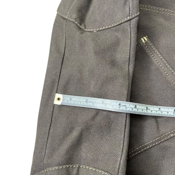 Vintage Y2K Gap Canvas Slouchy Tote Bag Brown Indie - Picture 9 of 10